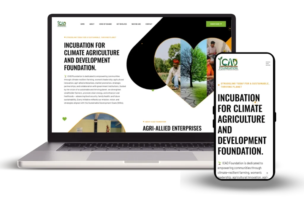 ICADF Website developed by Nazra Software Solutions